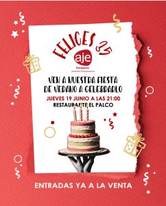 ¡Felices 35! Fiesta de Verano de AJE Zaragoza